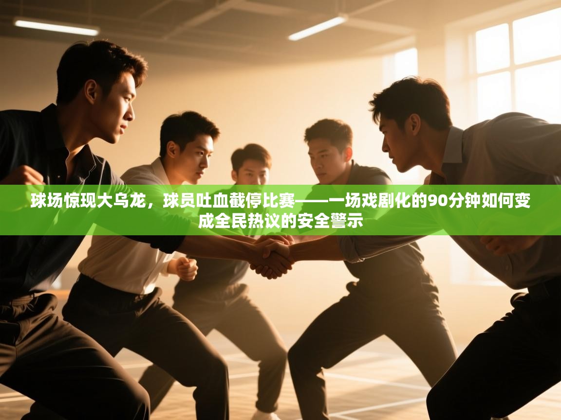 球场惊现大乌龙,球员吐血截停比赛——一场戏剧化的90分钟如何变成全民热议的安全警示 第1张